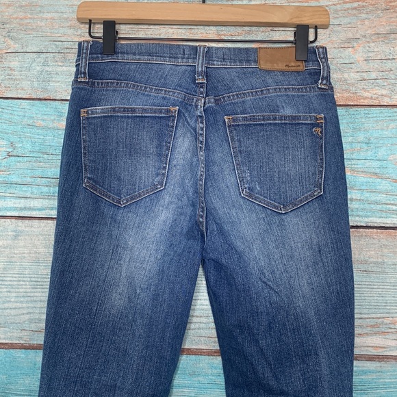 Madewell High Riser Skinny Blue Jeans 27 - Picture 6 of 8